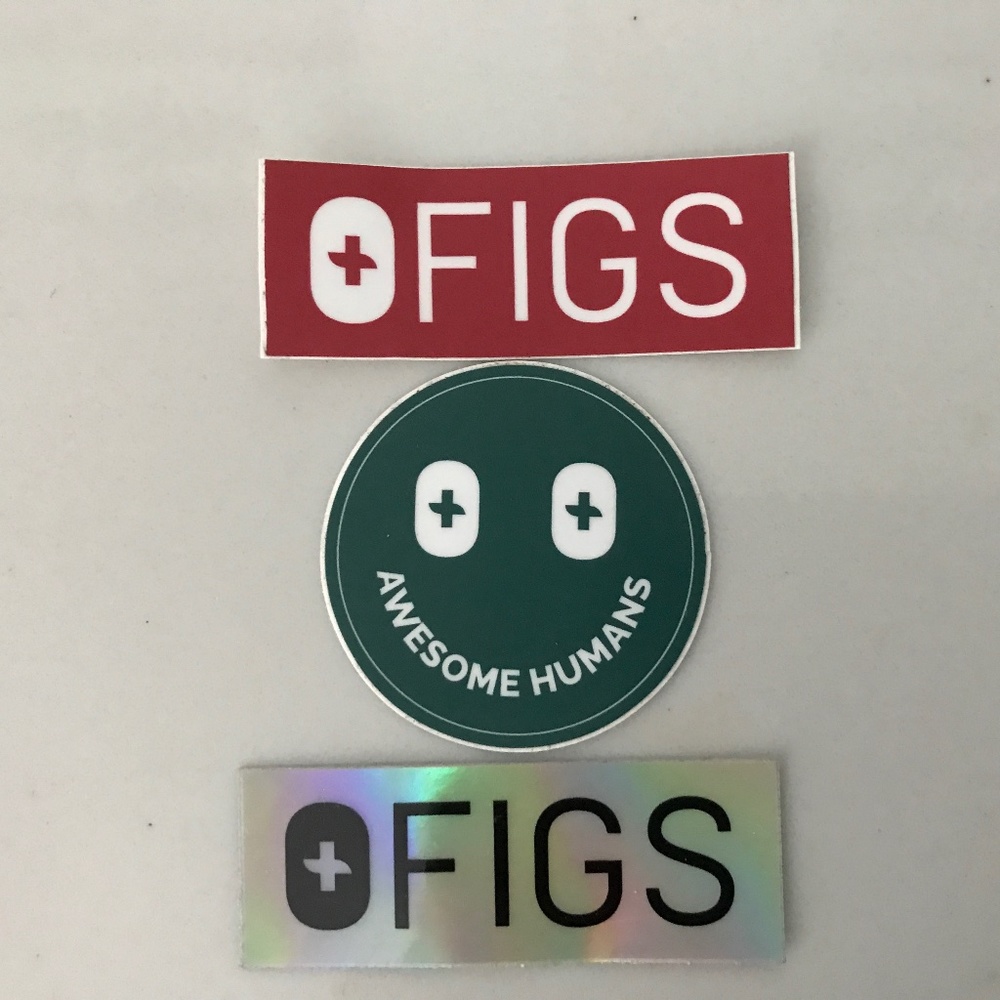 FIGS Sticker Trio